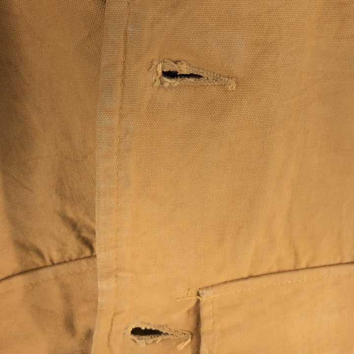 80'S SAFTBAK Hunting Jacket, Men's Size L, Vintage unclear Beige type Vintage Second Hand