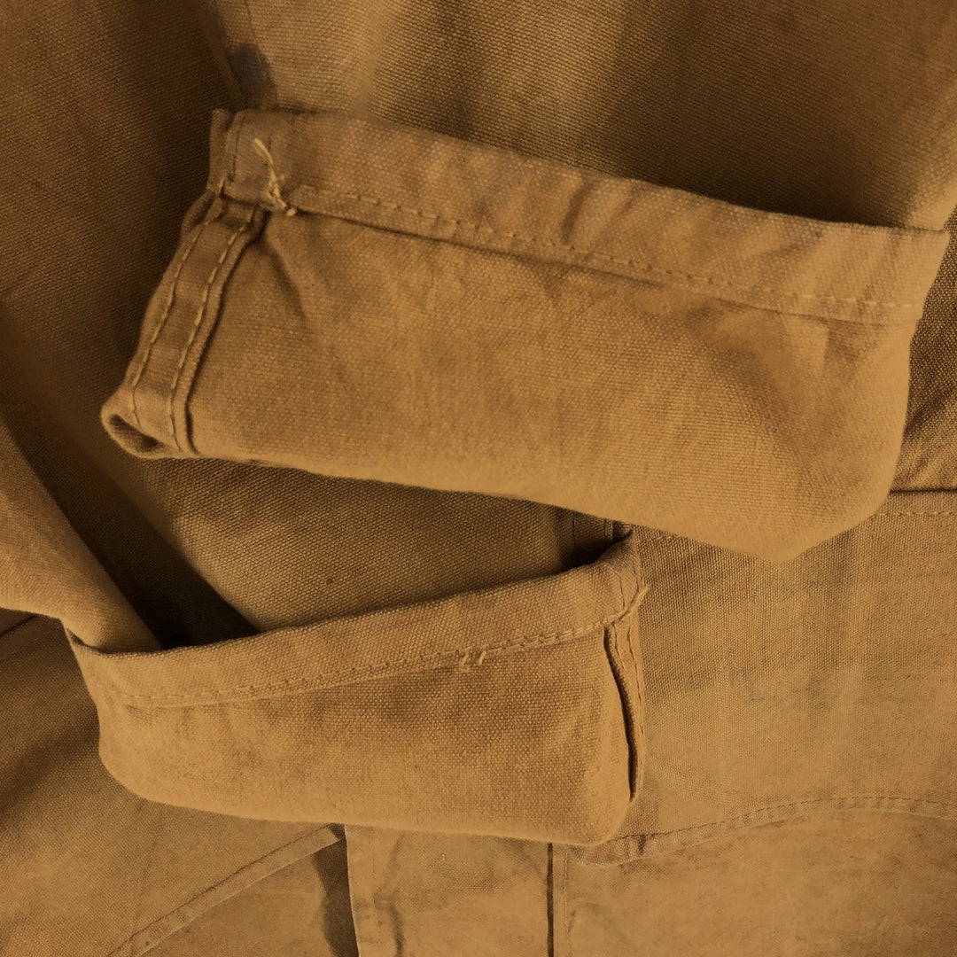 80'S SAFTBAK Hunting Jacket, Men's Size L, Vintage unclear Beige type Vintage Second Hand
