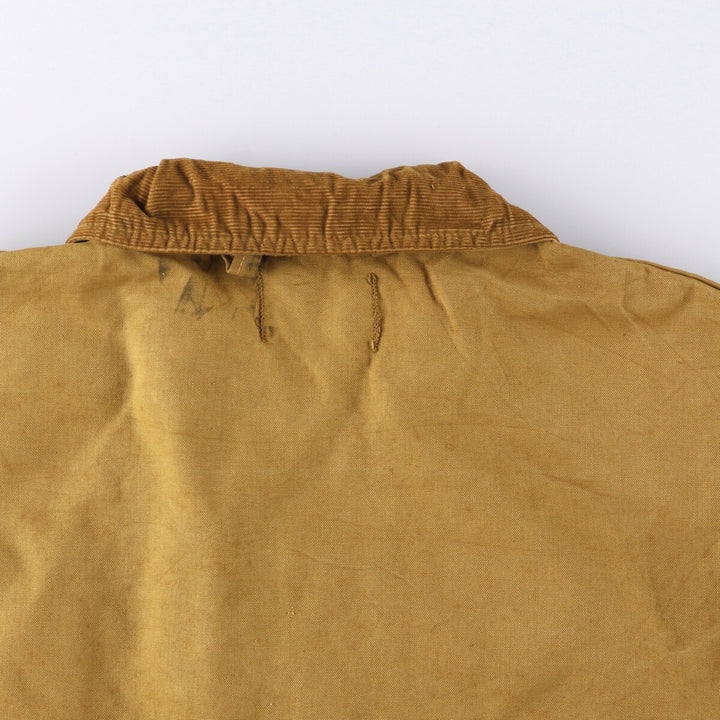 80'S SAFTBAK Hunting Jacket, Men's Size L, Vintage unclear Beige type Vintage Second Hand