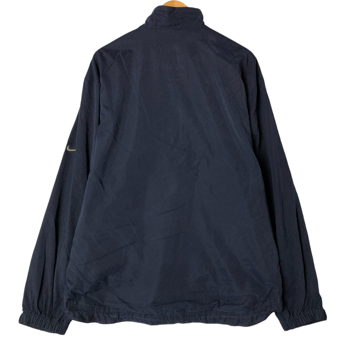 Nike Golf Half Zip Warm-up Pullover, Men's Size L polyester navy blue type Vintage Second Hand