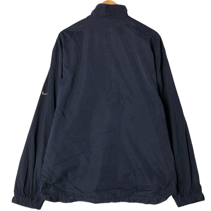 Nike Golf Half Zip Warm-up Pullover, Men's Size L polyester navy blue type Vintage Second Hand