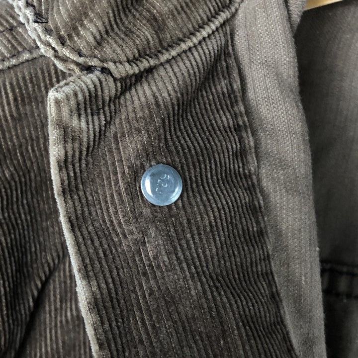 70's Levi's 70505-1529 Trucker Type Corduroy Jacket Made in USA Men's M Size Vintage polyester brown type Vintage Second Hand