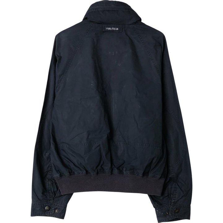 90'S Nautica sailing jacket, men's XL size, vintage cotton navy blue type Vintage Second Hand
