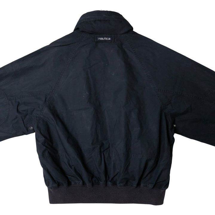 90'S Nautica sailing jacket, men's XL size, vintage cotton navy blue type Vintage Second Hand