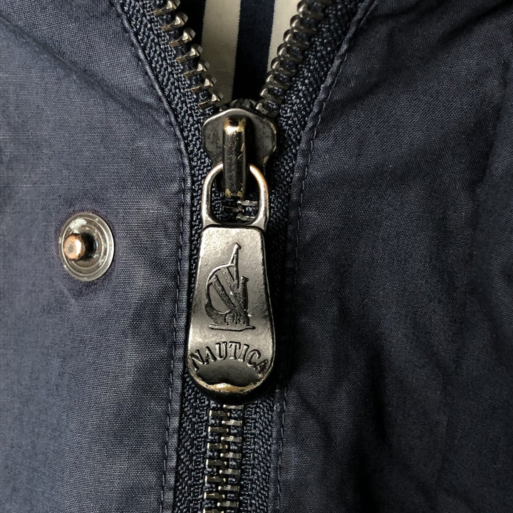 90'S Nautica sailing jacket, men's XL size, vintage cotton navy blue type Vintage Second Hand