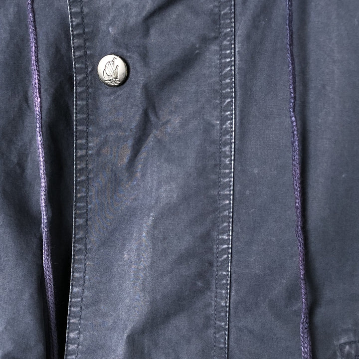 90'S Nautica sailing jacket, men's XL size, vintage cotton navy blue type Vintage Second Hand