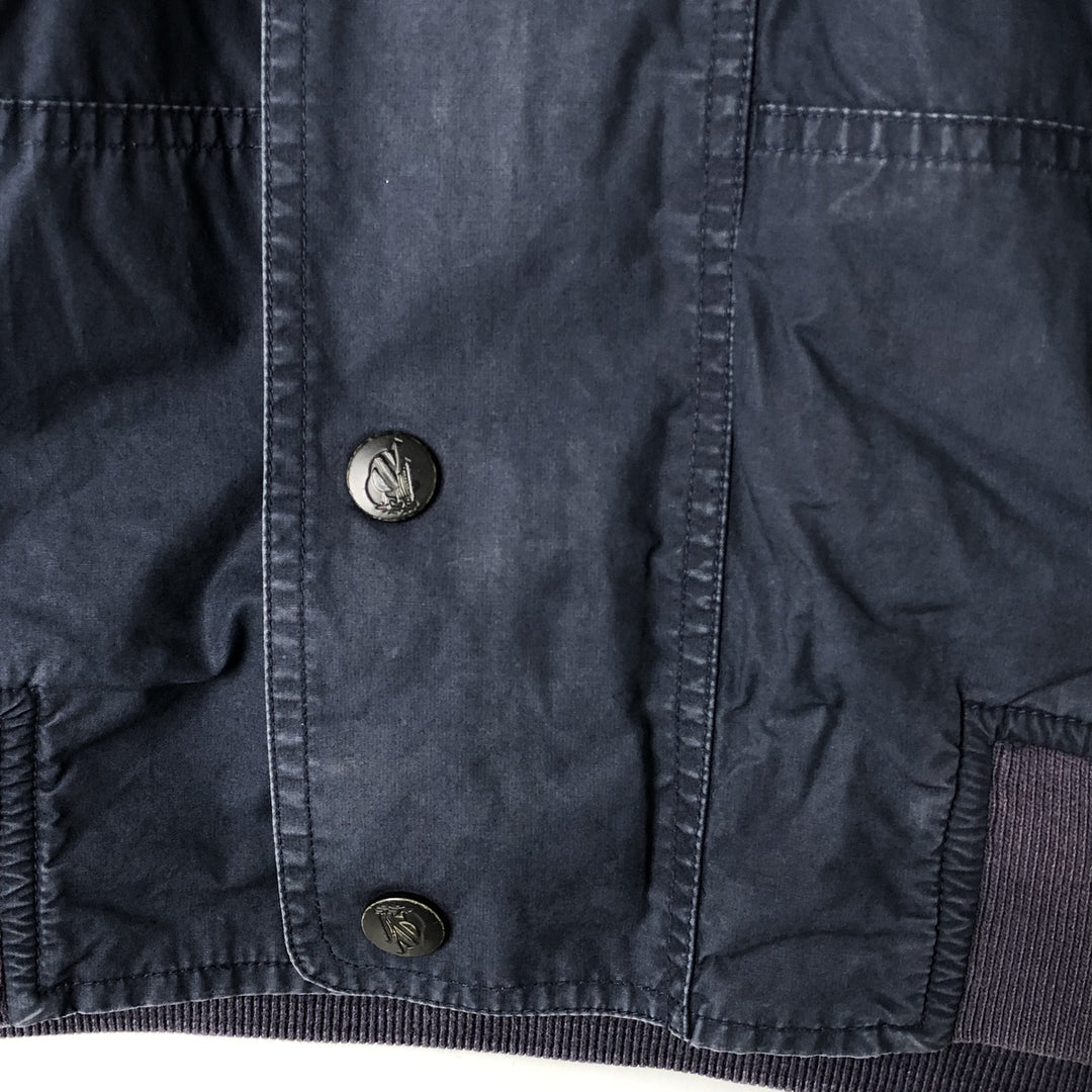 90'S Nautica sailing jacket, men's XL size, vintage cotton navy blue type Vintage Second Hand