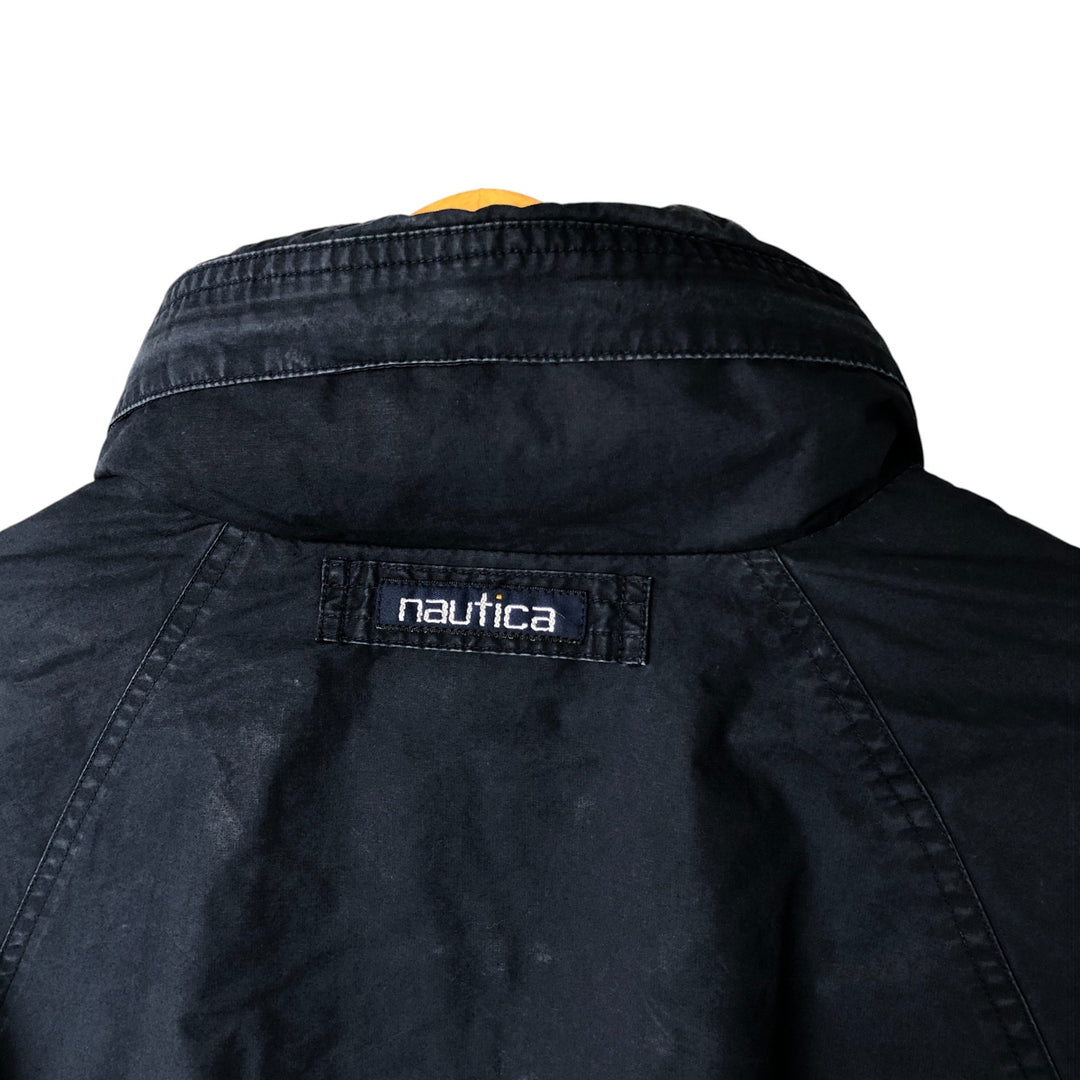 90'S Nautica sailing jacket, men's XL size, vintage cotton navy blue type Vintage Second Hand