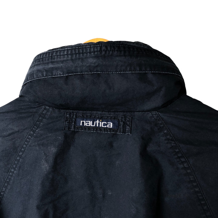 90'S Nautica sailing jacket, men's XL size, vintage cotton navy blue type Vintage Second Hand