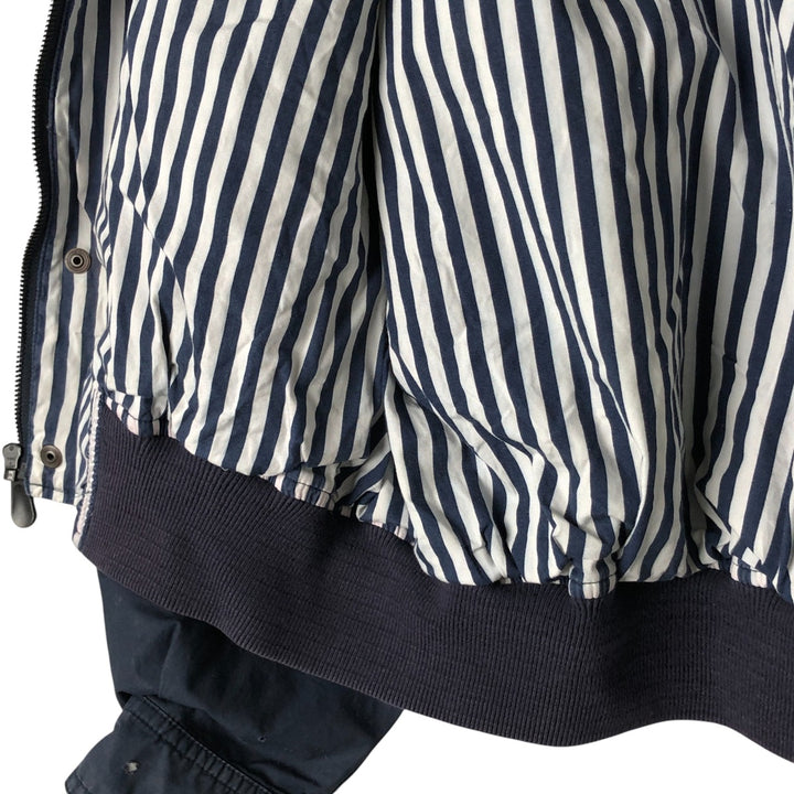 90'S Nautica sailing jacket, men's XL size, vintage cotton navy blue type Vintage Second Hand