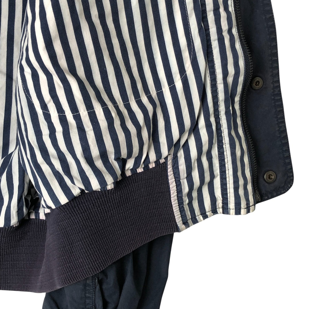 90'S Nautica sailing jacket, men's XL size, vintage cotton navy blue type Vintage Second Hand