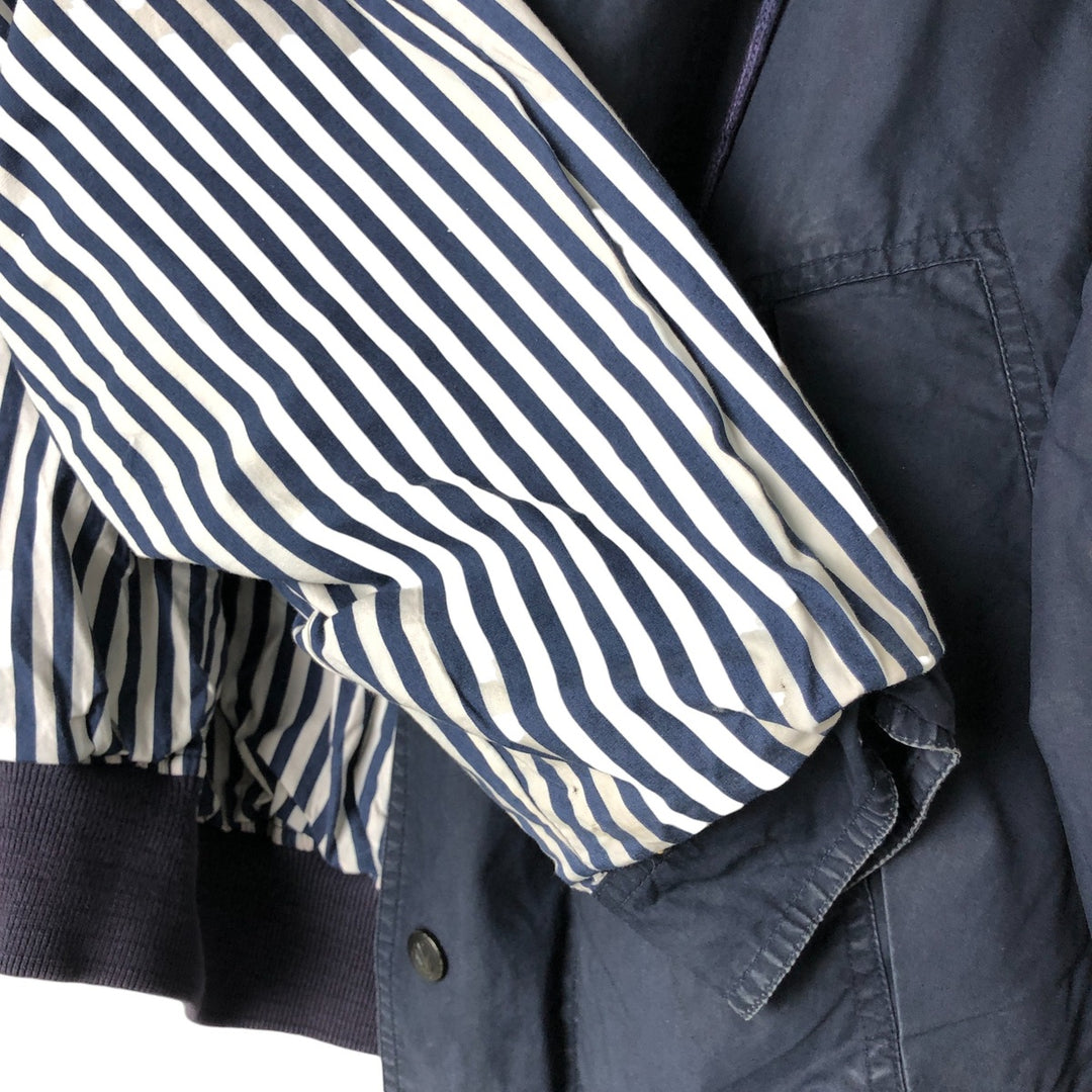 90'S Nautica sailing jacket, men's XL size, vintage cotton navy blue type Vintage Second Hand