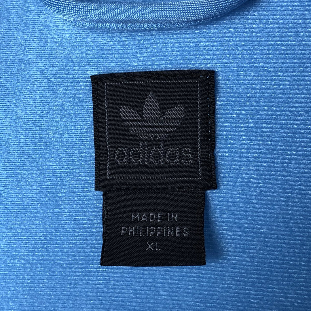 00'S adidas Originals Jersey Track Jacket Men's XL polyester Blue type light blue Vintage Second Hand