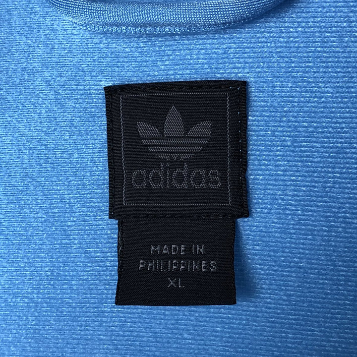 00'S adidas Originals Jersey Track Jacket Men's XL polyester Blue type light blue Vintage Second Hand
