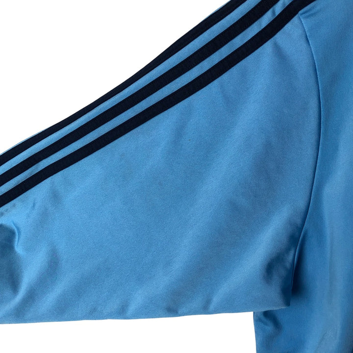 00'S adidas Originals Jersey Track Jacket Men's XL polyester Blue type light blue Vintage Second Hand