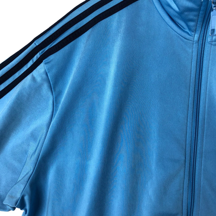 00'S adidas Originals Jersey Track Jacket Men's XL polyester Blue type light blue Vintage Second Hand