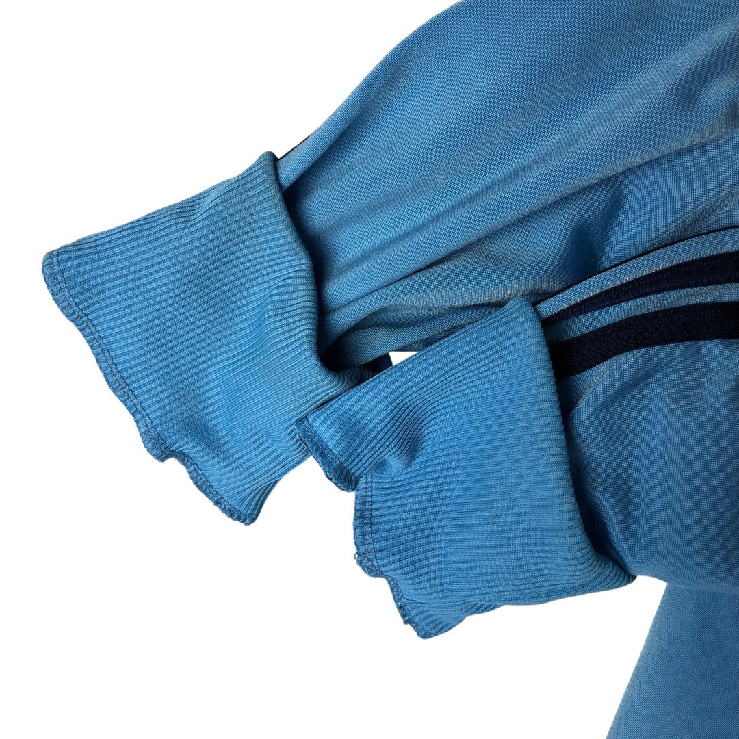 00'S adidas Originals Jersey Track Jacket Men's XL polyester Blue type light blue Vintage Second Hand