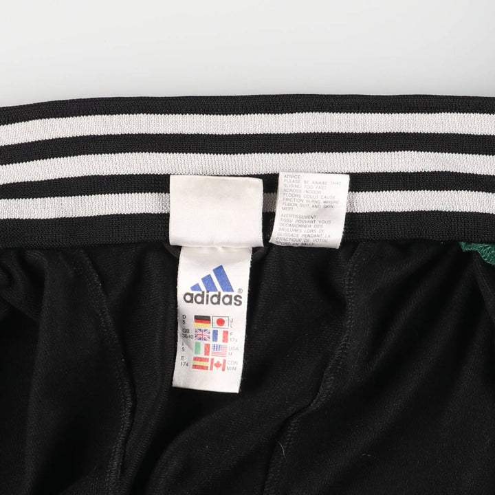 90'S Adidas Jersey Track Jacket Men's M Vintage polyester Green type dark green Vintage Second Hand