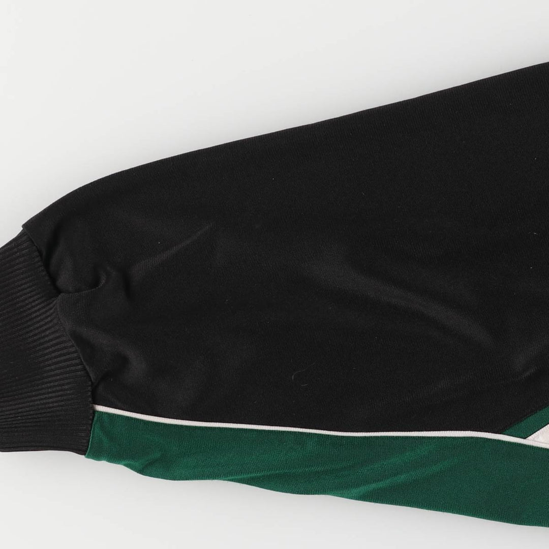 90'S Adidas Jersey Track Jacket Men's M Vintage polyester Green type dark green Vintage Second Hand