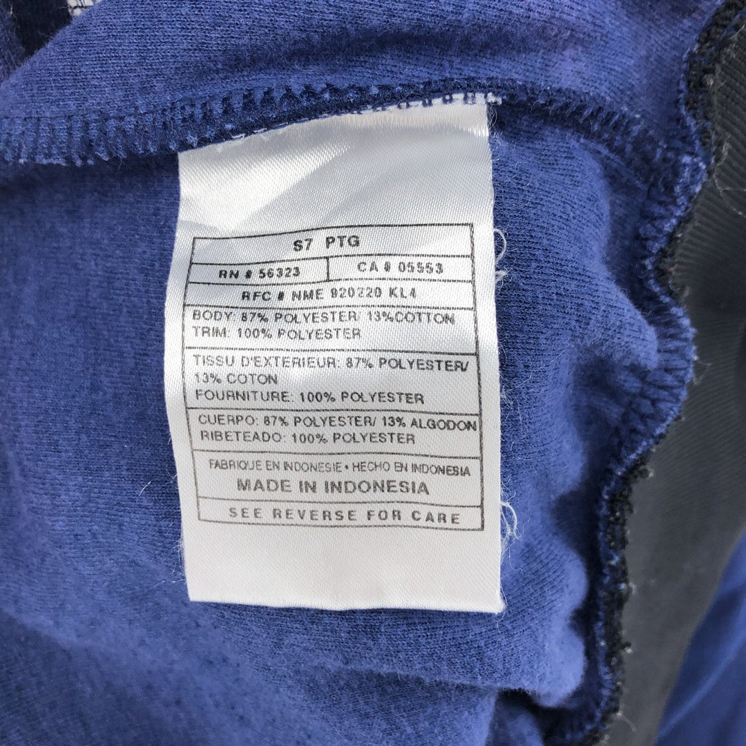 90'S Nike Jersey Track Jacket Men's L Size Vintage polyester navy blue type Vintage Second Hand