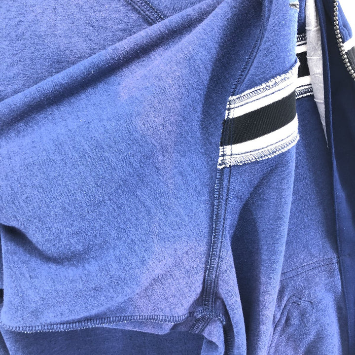 90'S Nike Jersey Track Jacket Men's L Size Vintage polyester navy blue type Vintage Second Hand