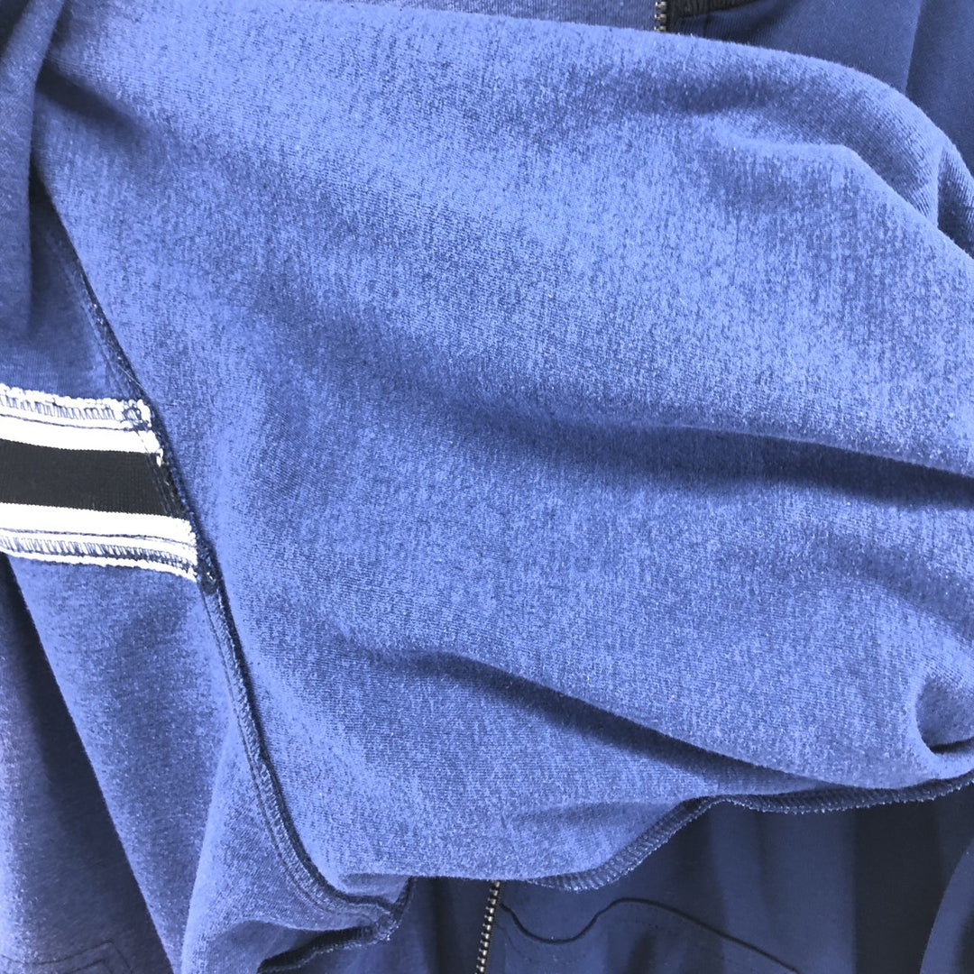 90'S Nike Jersey Track Jacket Men's L Size Vintage polyester navy blue type Vintage Second Hand