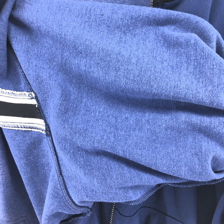 90'S Nike Jersey Track Jacket Men's L Size Vintage polyester navy blue type Vintage Second Hand