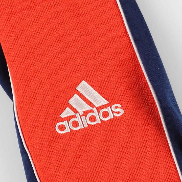 90s~00'S Adidas Back Logo Jersey Hoodie Track Jacket Men's M polyester navy blue type Vintage Second Hand