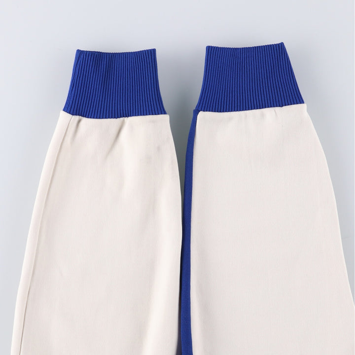 60s-70'S PUMA Eyes and Mouth Jersey Track Jacket Men's Size L Vintage SYNTHETIC pale white type Vintage Second Hand