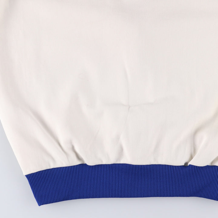 60s-70'S PUMA Eyes and Mouth Jersey Track Jacket Men's Size L Vintage SYNTHETIC pale white type Vintage Second Hand