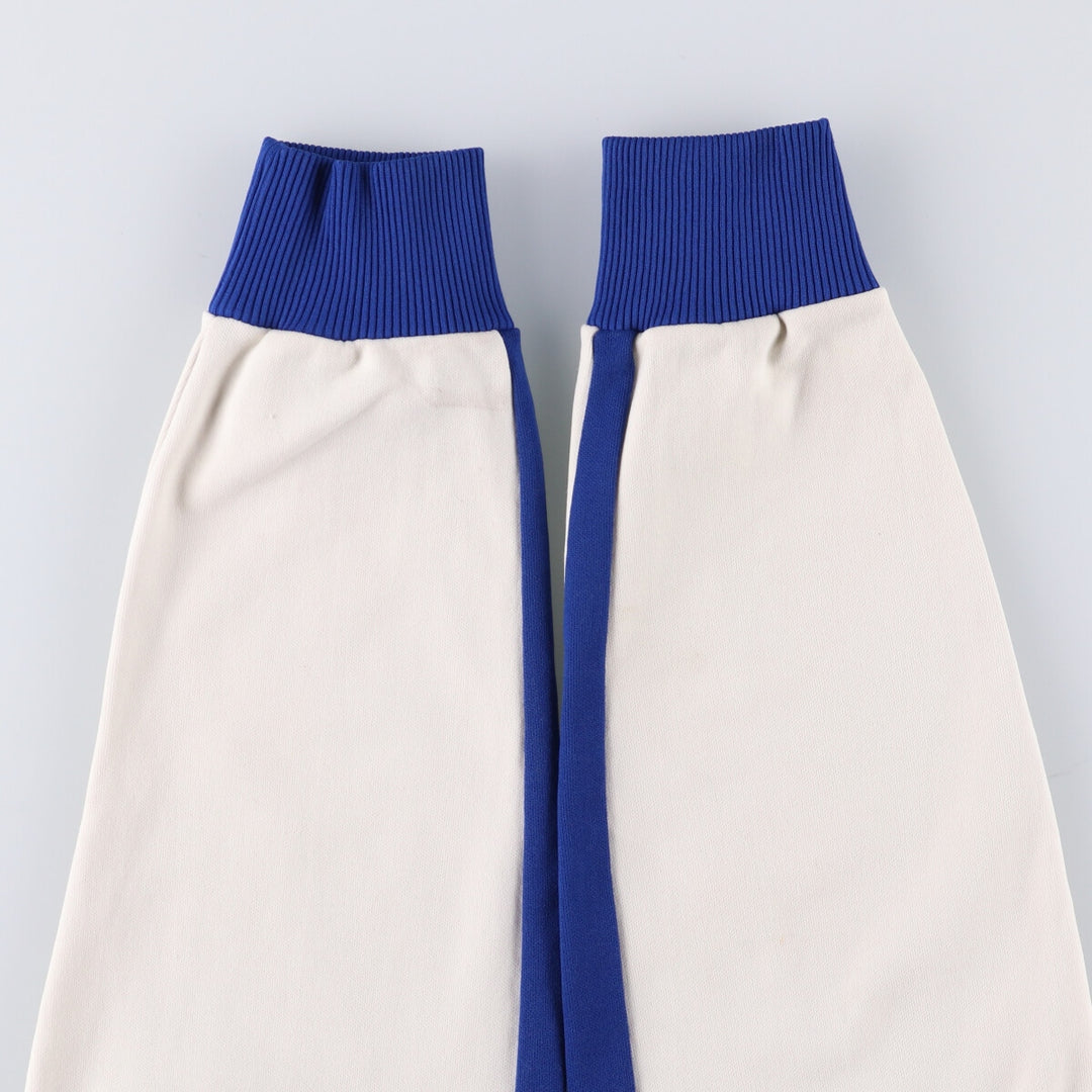 60s-70'S PUMA Eyes and Mouth Jersey Track Jacket Men's Size L Vintage SYNTHETIC pale white type Vintage Second Hand