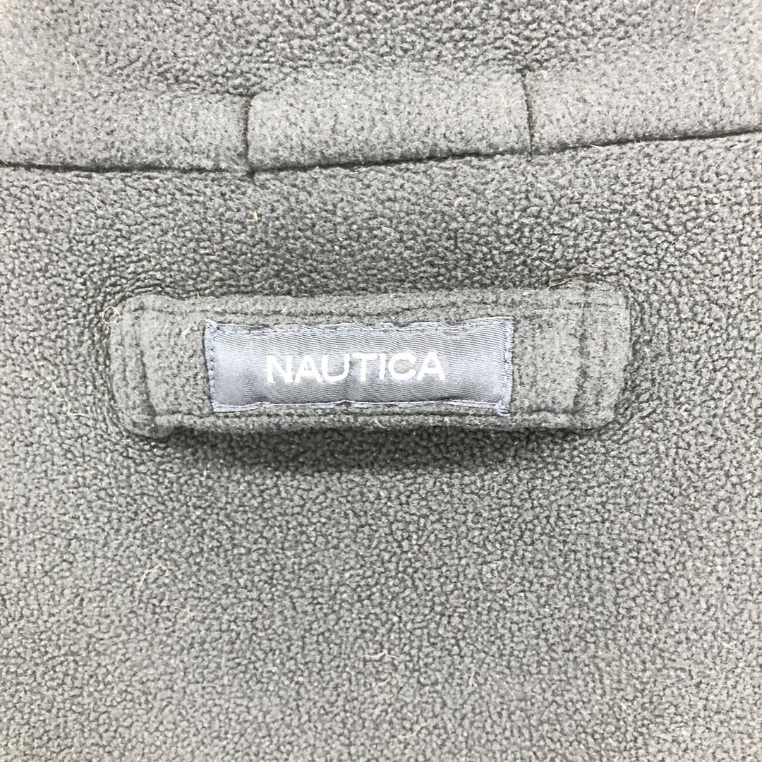 2000'S ~ Nautica Half-Zip Fleece Pullover, Men's XL polyester black type Vintage Second Hand