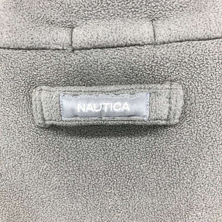 2000'S ~ Nautica Half-Zip Fleece Pullover, Men's XL polyester black type Vintage Second Hand