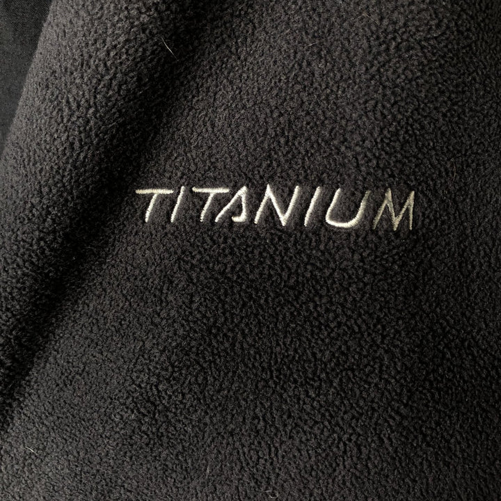 2000'S Columbia Titanium Fleece Jacket, Men's Size L polyester black type Vintage Second Hand