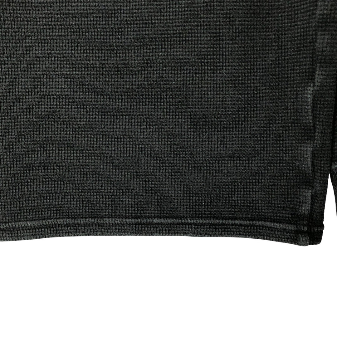Ralph Lauren POLO RALPH LAUREN Thermal Long T-shirt Waffle Men's XL cotton black type Vintage Second Hand