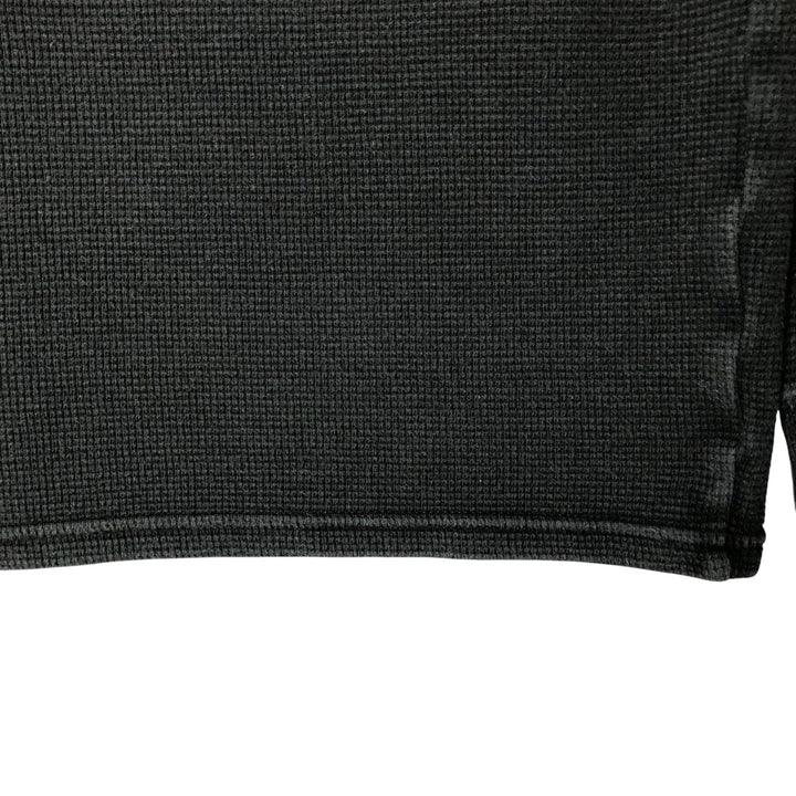 Ralph Lauren POLO RALPH LAUREN Thermal Long T-shirt Waffle Men's XL cotton black type Vintage Second Hand