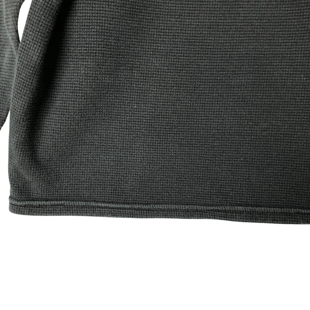 Ralph Lauren POLO RALPH LAUREN Thermal Long T-shirt Waffle Men's XL cotton black type Vintage Second Hand