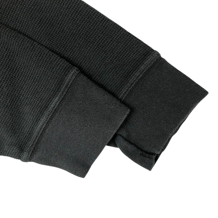 Ralph Lauren POLO RALPH LAUREN Thermal Long T-shirt Waffle Men's XL cotton black type Vintage Second Hand