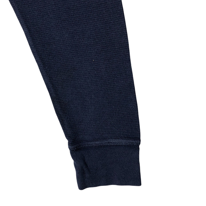 Ralph Lauren POLO RALPH LAUREN Thermal Ron T Waffle Men's L size cotton navy blue type Vintage Second Hand