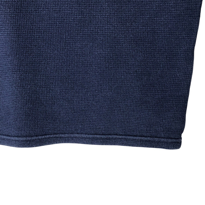 Ralph Lauren POLO RALPH LAUREN Thermal Ron T Waffle Men's L size cotton navy blue type Vintage Second Hand