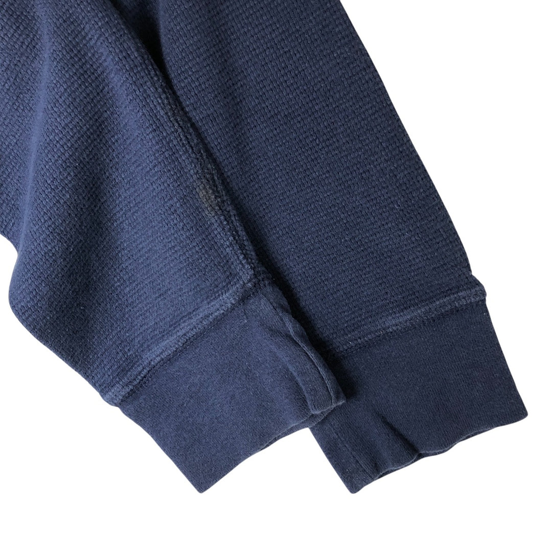 Ralph Lauren POLO RALPH LAUREN Thermal Ron T Waffle Men's L size cotton navy blue type Vintage Second Hand