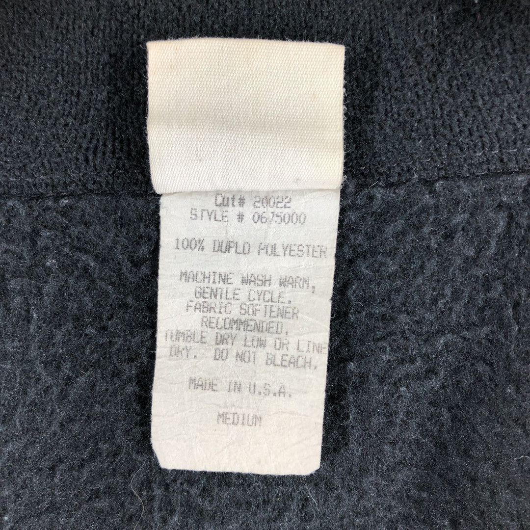 Vintage Helly Hansen fleece jacket, made in the USA, size M. polyester black type Vintage Second Hand