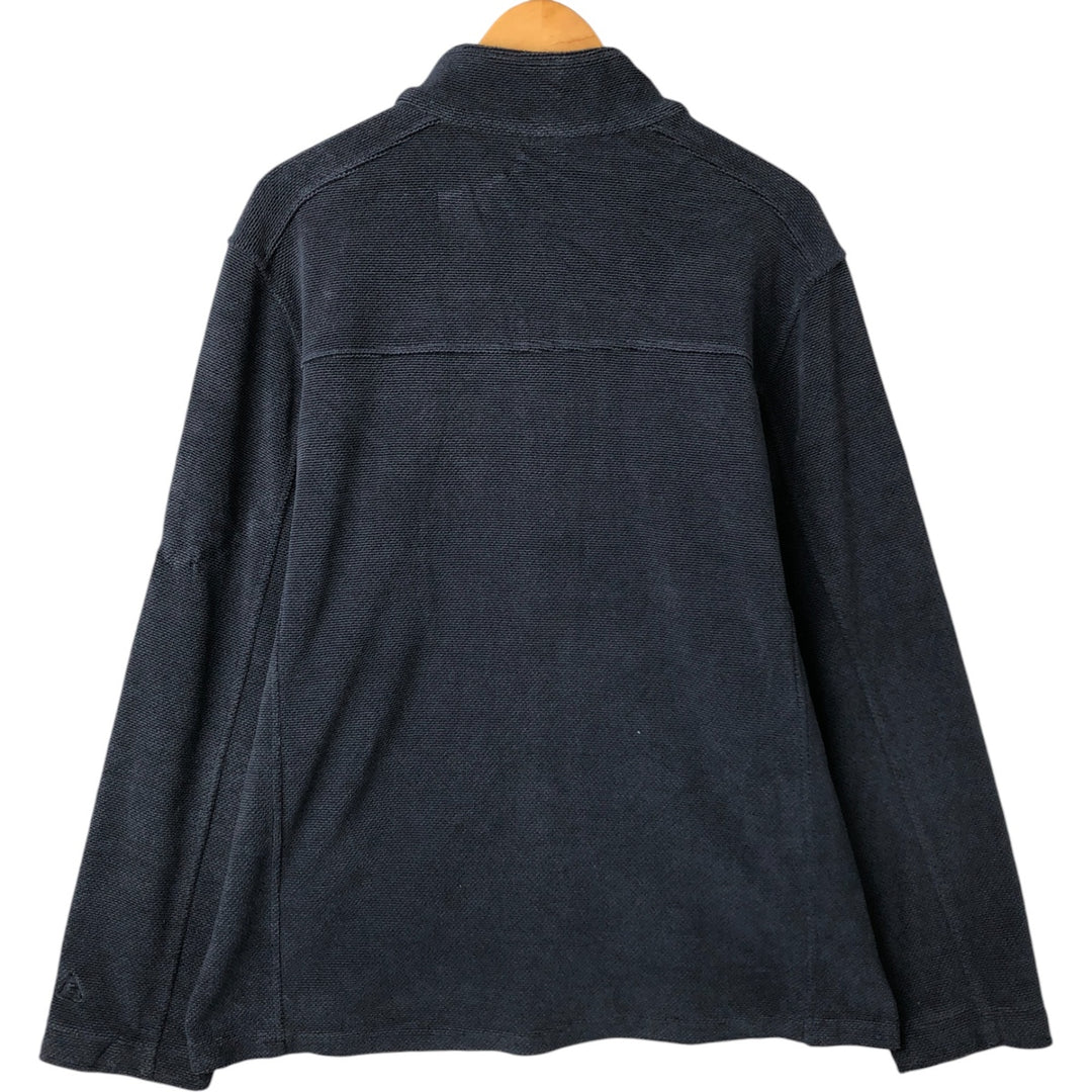 Gerry Fleece Jacket, Men's Size L polyester navy blue type Vintage Second Hand