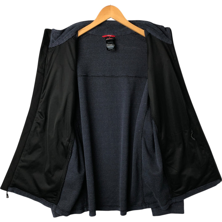 Gerry Fleece Jacket, Men's Size L polyester navy blue type Vintage Second Hand