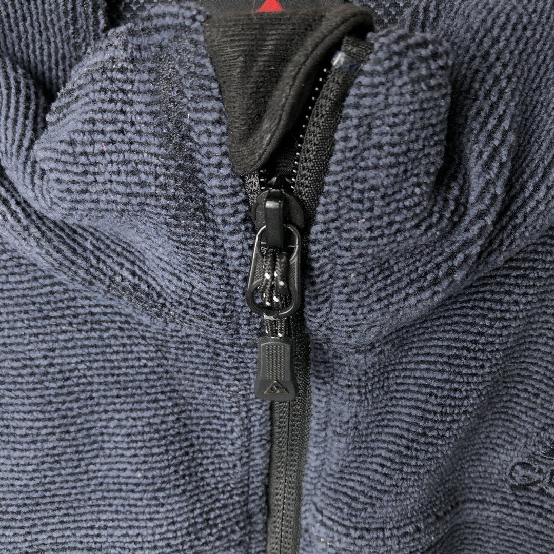 Gerry Fleece Jacket, Men's Size L polyester navy blue type Vintage Second Hand