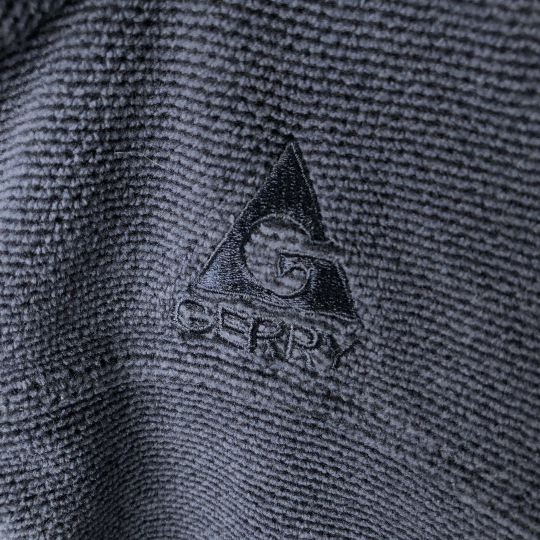 Gerry Fleece Jacket, Men's Size L polyester navy blue type Vintage Second Hand