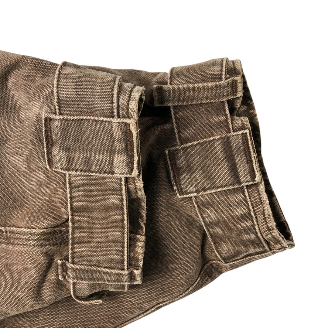 Oversized 2000'S Carhartt padded duck work jacket, men's size XXXL cotton brown type Vintage Second Hand