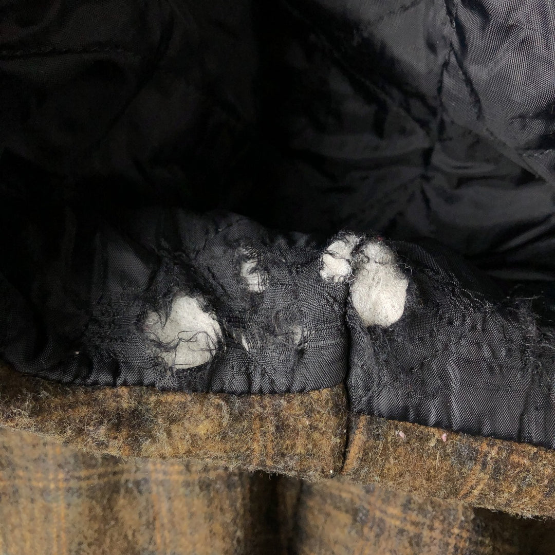 Oversized 2000'S Carhartt padded duck work jacket, men's size XXXL cotton brown type Vintage Second Hand