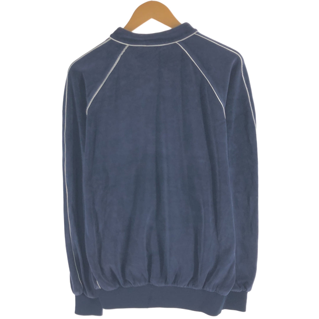 70s~80'S FILA Velour Jersey Track Jacket Men's M Size Vintage unknown navy blue type Vintage Second Hand