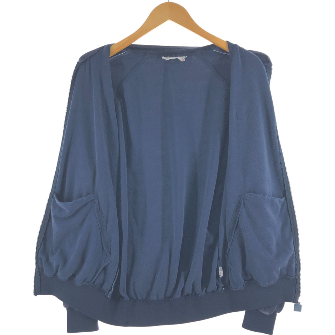 70s~80'S FILA Velour Jersey Track Jacket Men's M Size Vintage unknown navy blue type Vintage Second Hand